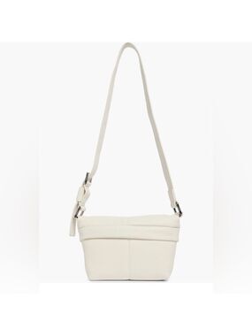 AllSaints Colette Leather Crossbody Bag – Pampus White, Brand New With Ta